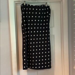 Polka Dot Black and White Skirt